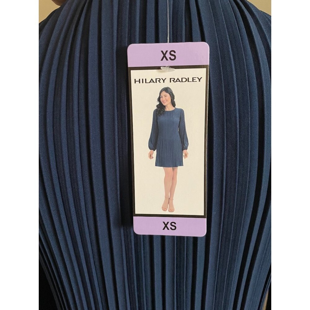 Hilary Radley Womens Pleated Stretch Dress - Picture 9 of 10
